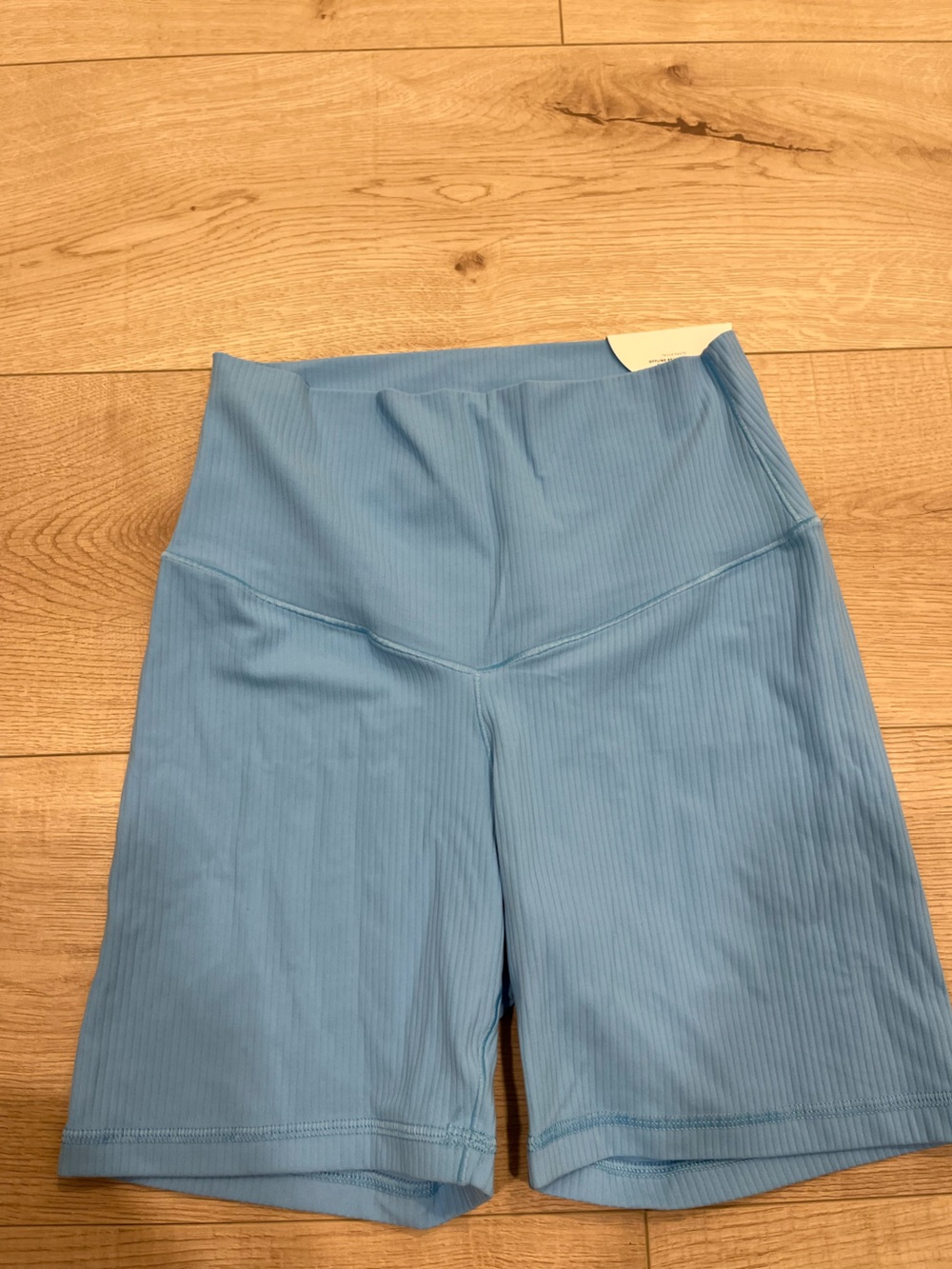 aerie Sky Blue Ribbed High-Rise Leggings